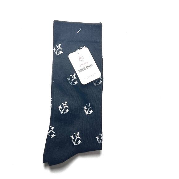 Anchor Print Nautical Print  Logo Design Multi-color Style Crew Socks
  NWT - Picture 1 of 4